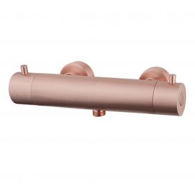 Wiesbaden Cool Touch douchethermostaat | Geborsteld koper