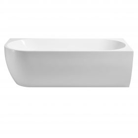 Wiesbaden Corner rechts acryl hoekbad 180x80 wit