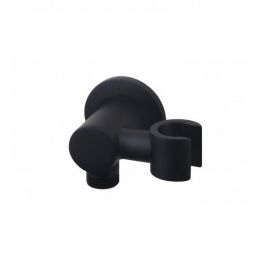 Wiesbaden luxe doucheaansluiting+kantelb.opsteek 1/2 inch Zwart