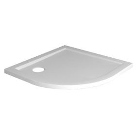 Wiesbaden douchebak acryl 1/4 rond 90x90x4 wit