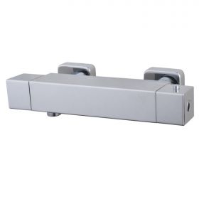 Wiesbaden Eco Rombo thermostatische douchemengkraan | Chroom