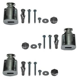 Wiesbaden Elara Bevestigingsset tbv de 760/1185/1817 chroom