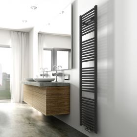 Wiesbaden Elara sierradiator 1817x450 m/o aansl. | Mat-zwart (gespoten)