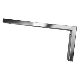 Wiesbaden Geborsteld stalen L- supportbeugel 46x22