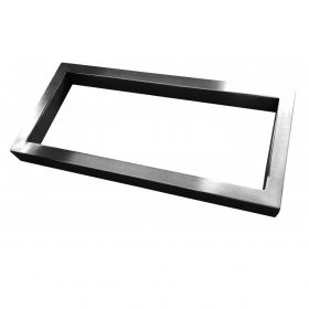 Wiesbaden Geborsteld stalen vierkante supportbeugel 46x22