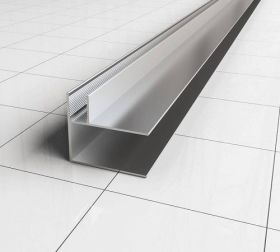 Wiesbaden Comfort koppelprofiel nisdeur met inloopdouche