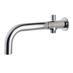 Wiesbaden inbouw-baduitloop met omstel rond 23cm | Chroom