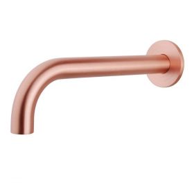 Wiesbaden inbouw-uitloop rond 25cm 1/2'' | Geborsteld koper
