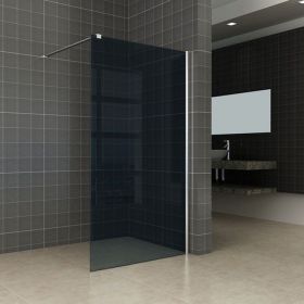 Wiesbaden Smoke inloopdouche rookglas 100 cm