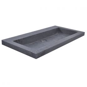 Wiesbaden B-Stone wastafel 80x46cm Zonder Kraangat