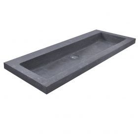 Wiesbaden B-Stone wastafel 100x46cm Zonder Kraangat