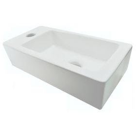 Wiesbaden Mini-Rhea links fontein 360x180x90 mat-wit