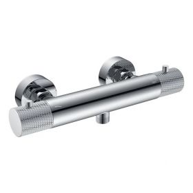 Wiesbaden Ribbd thermostatische douchemengkraan hartafstand 15 cm chroom