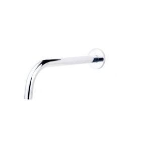 Wiesbaden SLIM 18mm uitloop rond 25cm 1/2 inch chroom