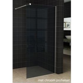 Wiesbaden Slim glasplaat rookglas 1000x2000 8mm nano