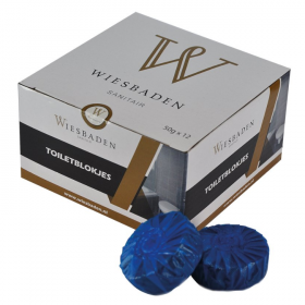 Wiesbaden set a 12 stuks toiletblokjes blauw tbv Geberit | Blauw