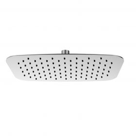 Wiesbaden UFO ovale hoofddouche 300x200x2 geborsteld staal