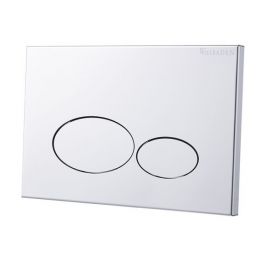 Wiesbaden X32 Metal drukplaat voor inbouwreservoir chroom