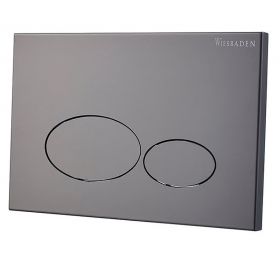 Wiesbaden X32 Metal drukplaat voor inbouwreservoir gunmetal