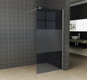 Wiesbaden Slim glasplaat ged.mat rookglas 1000x2000 8mm nano