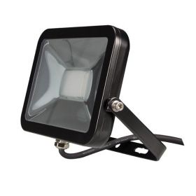 Zwarte design LED-schijnwerper - 20 W - warmwit 