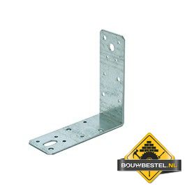 Hoek / Hoekanker / Versterkingshoek 125X125mm 46X2.5 115x2 Sendzimir Verzinkt - per stuk