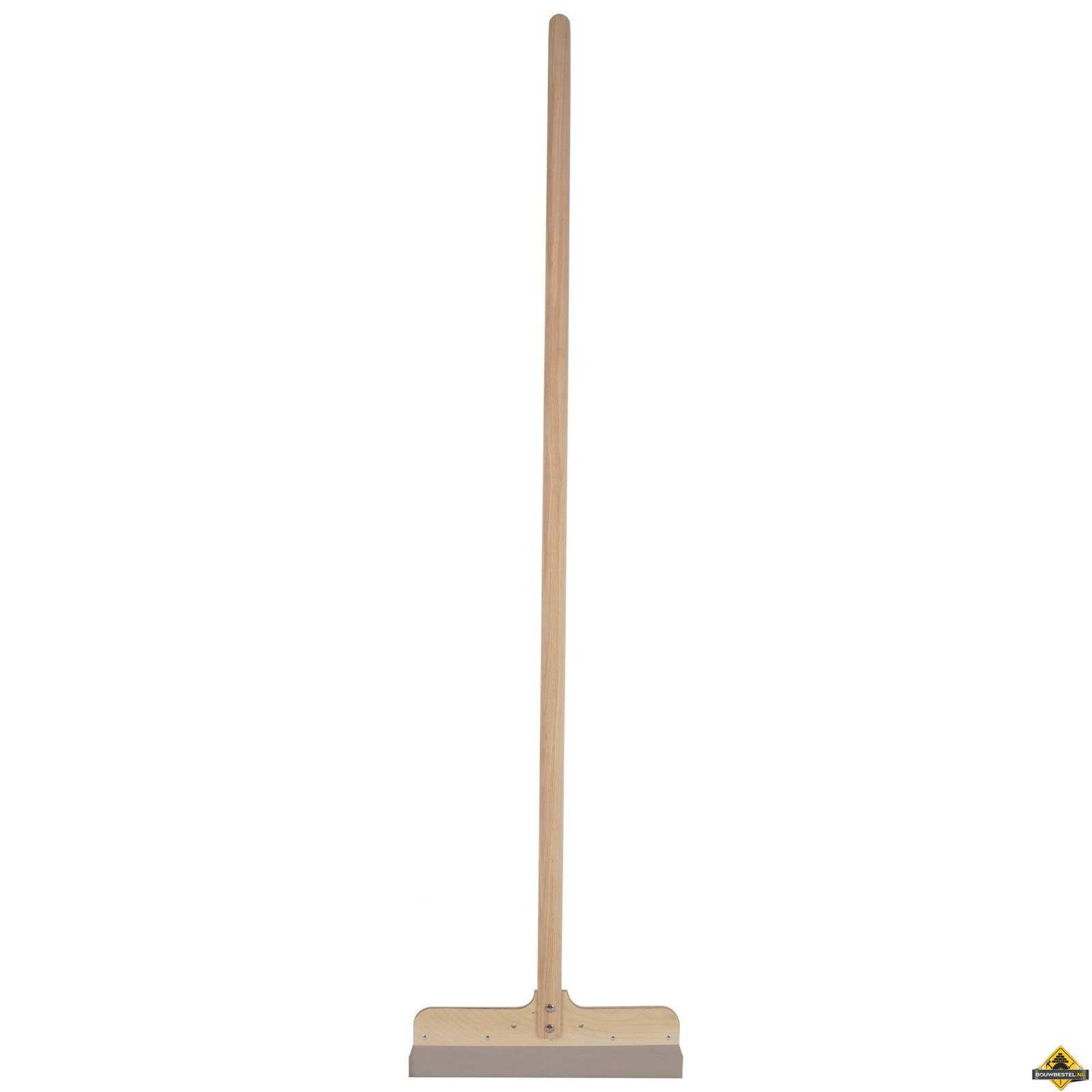 Wand-/vloerschraper met houten steel hoog model - 0,7 mm