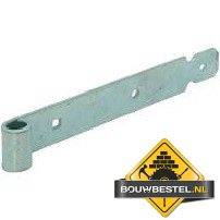 Heng 300mm voor pen Diameter: 13mm 40X5- Verzinkt - per stuk