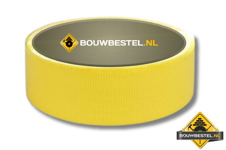Stukadoors Tape Geel 363 25mm rol 50 meter