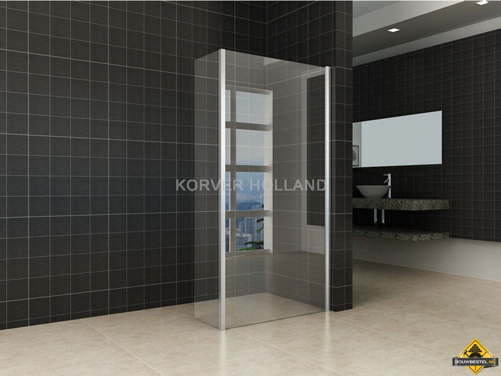 EcoCombi Nano Inloopdouche met zijwand 1000x300 8mm