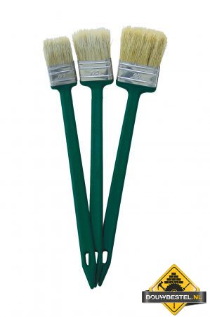SUPER PROF Radiatorkwast ECO wit haar kunststof steel 1,5 inch Super Prof