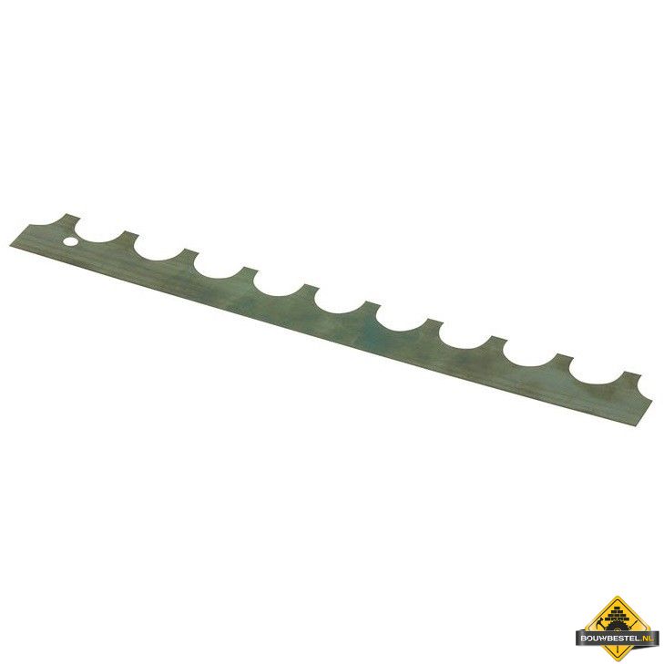 Lijmmes 280 mm LV7. 8x20x12 mm. halfrond. per 3 stuks