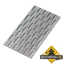 GB Spijkerplaat 75x50x1,25 mm staal sendzimir verzinkt 100 stuks