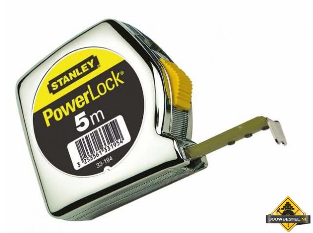 Stanley rolmaat powerlock 0-33-194 5 meter