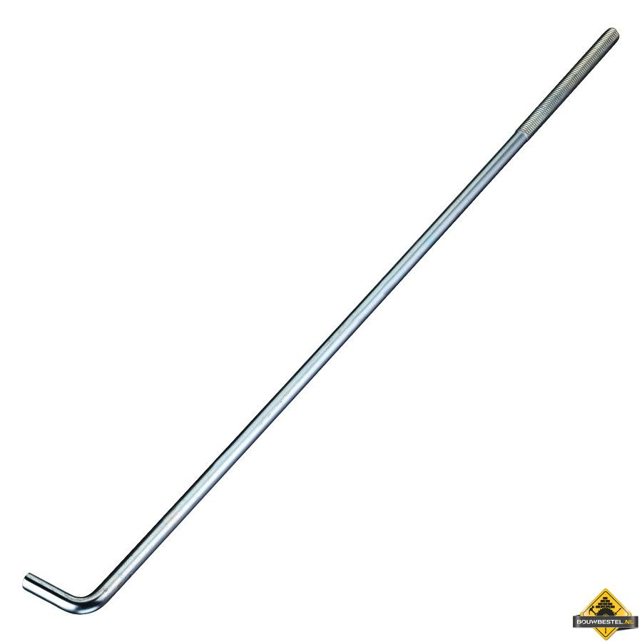 GB Muurplaatanker 400x50xM12 mm staal verzinkt per 10