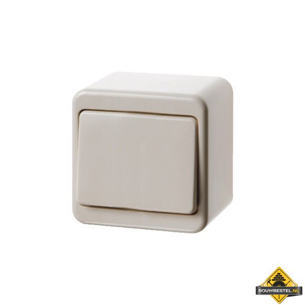 Berker Opbouw schakelaar wissel creme