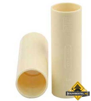 Sok pvc 5/8 creme doos 10 stuks
