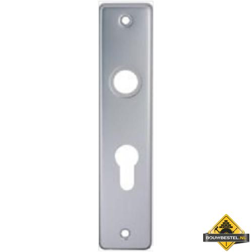 Kortschild PC55 aluminium f1 doos 2 stuks