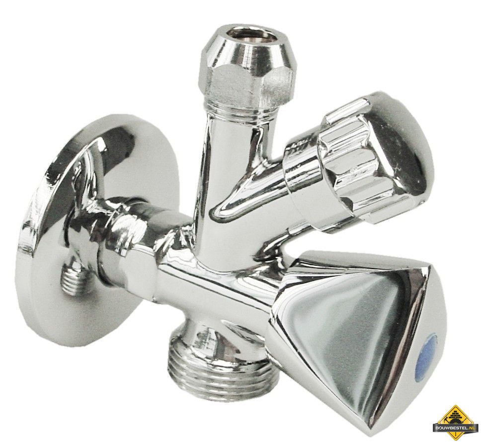 Saniville combinatie kraantje 1/2 x 3/4 x 10mm