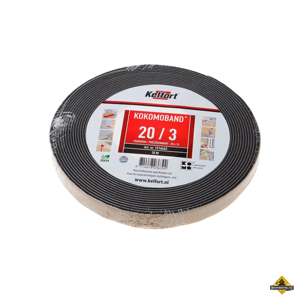 Compriband Kelfort 20/3 10 meter lang voor voegbreedte 3-7 mm