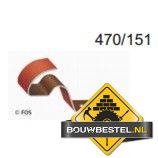 Vorsthaak / vorstbeugel 470/151 aluminium zwart 100 stuks
