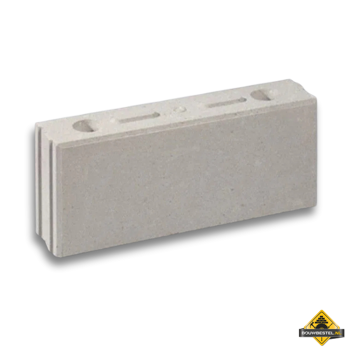 Kalkzandsteen Lijmblok V100/198 Schoonwerk 437x100x198 per stuk