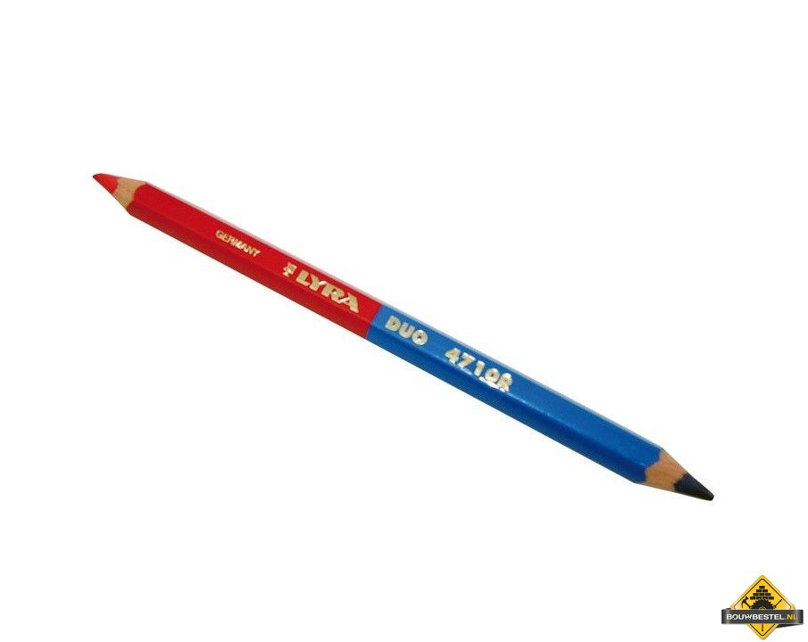 Lyra Duo-potlood 175 mm blauw/rood met stiftdikte 6.25 mm