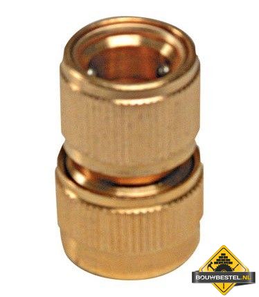 Snelkoppeling met slanghouder 12-18 mm SUPER PROF messing