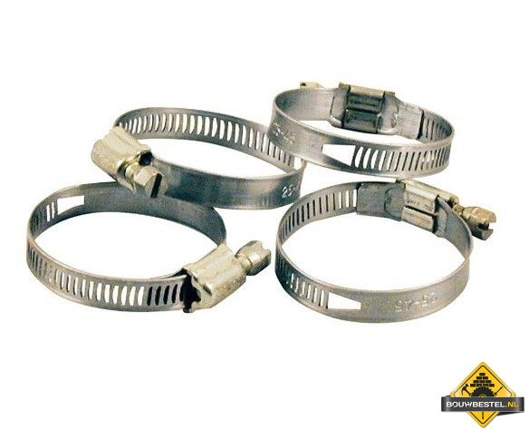Slangklem 12-20 mm RVS 8 stuks