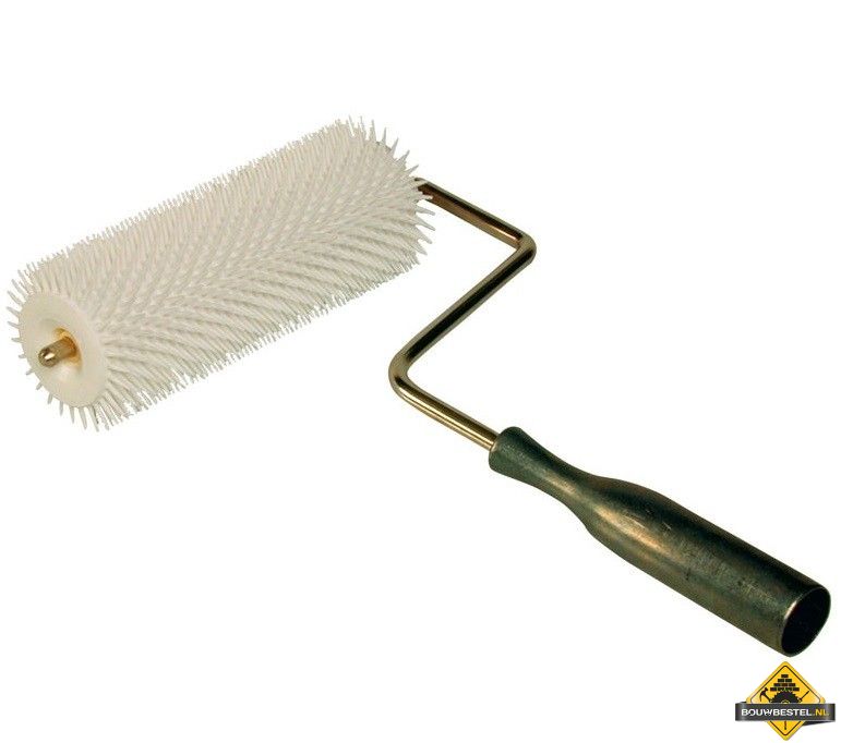 Ontluchtingsroller SUPER PROF L=180mm met eenzijdige beugel