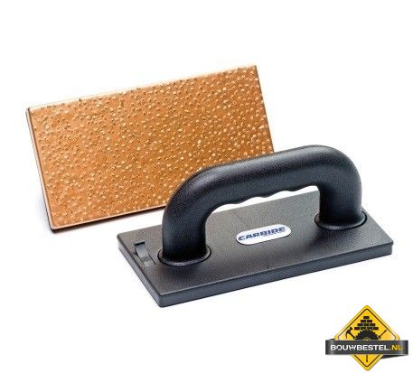 Carbide handgreep+magneet voor schuurplaat | 200x100mm | Super Prof