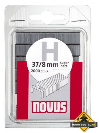 Novus dundraad nieten H 37 8 mm. 2000 st.