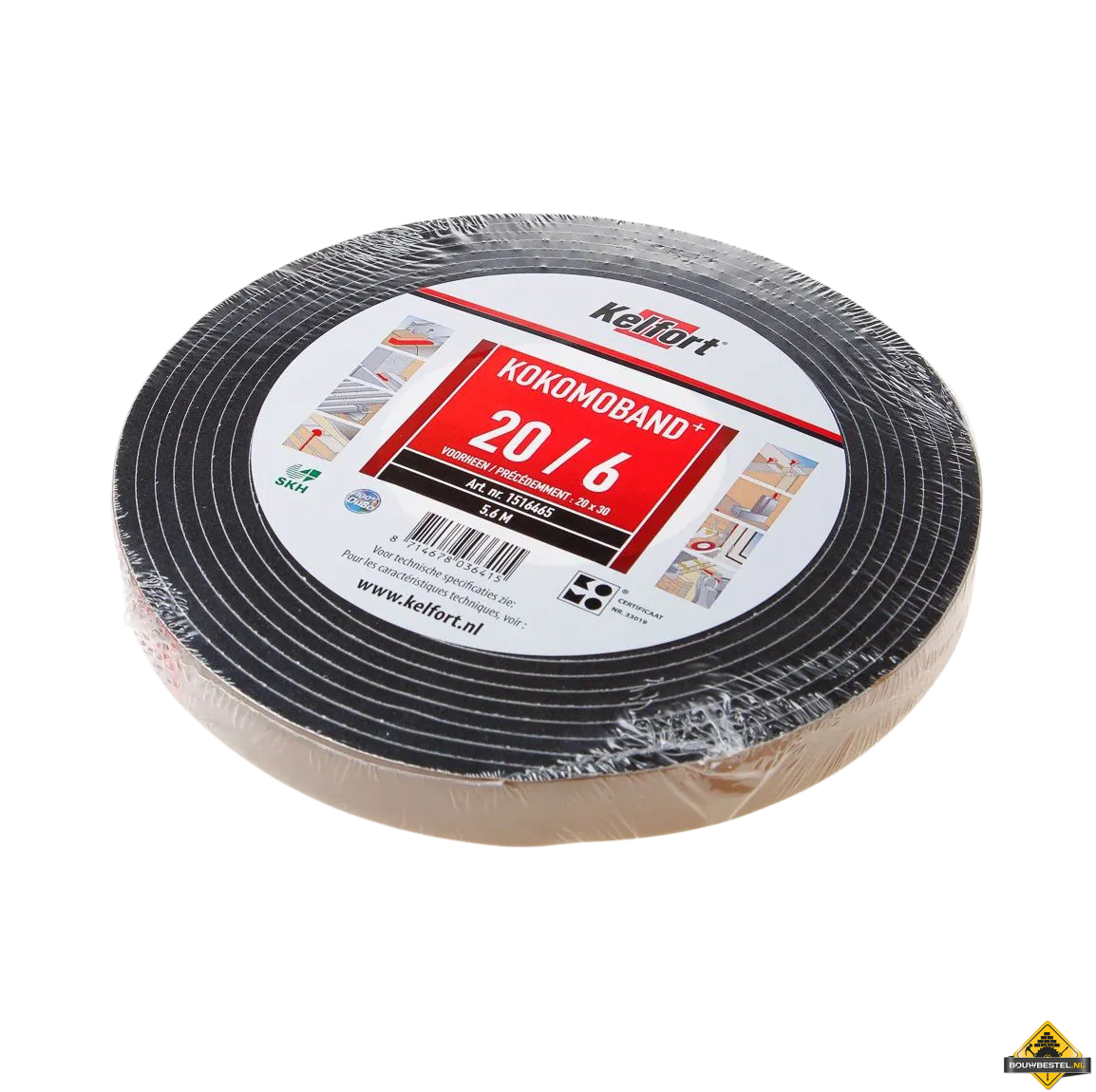Compriband Kelfort 20/6 5,6 meter lang voor voegbreedte 6-18 mm