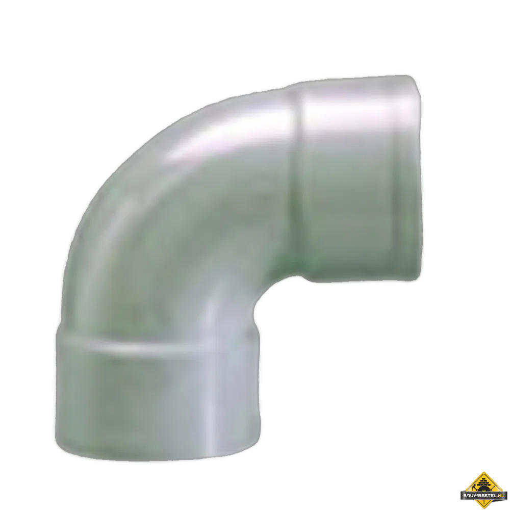 PVC Afvoerbocht 90 graden mof/mof grijs 110mm